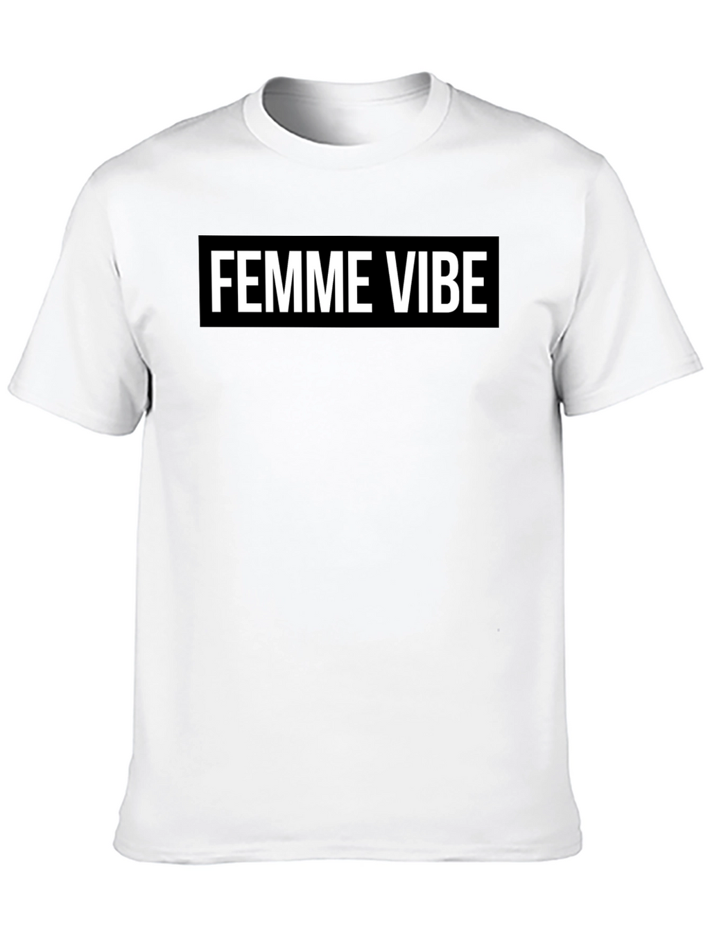 Femme Vibe Black Graphic Tee