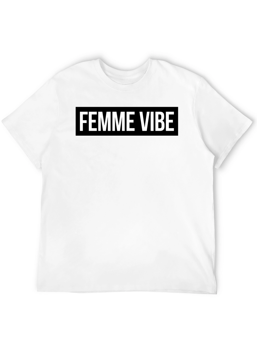 Femme Vibe Black Graphic Tee