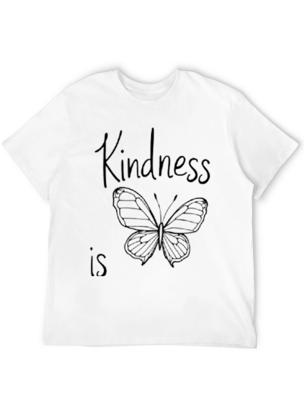Kindness Butterfly Graphic Tee - Unisex Casual Shirt