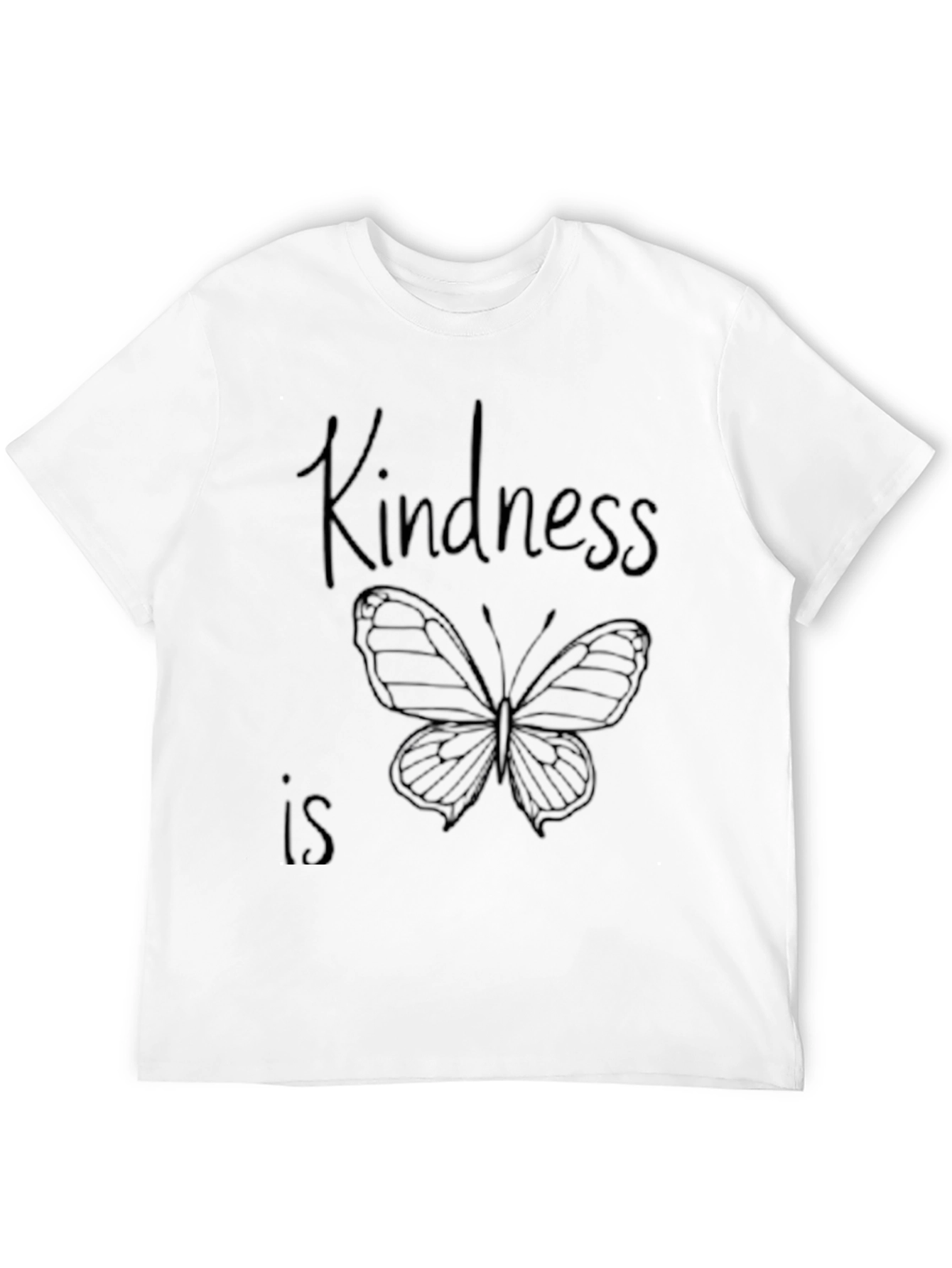 Kindness Butterfly Graphic Tee - Unisex Casual Shirt