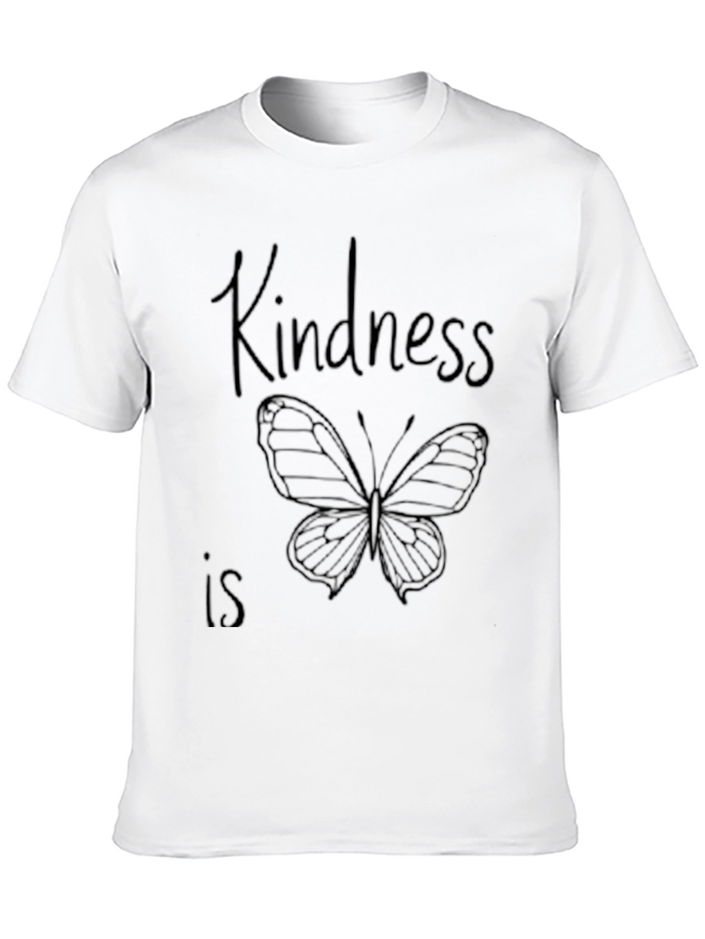 Kindness Butterfly Graphic Tee - Unisex Casual Shirt