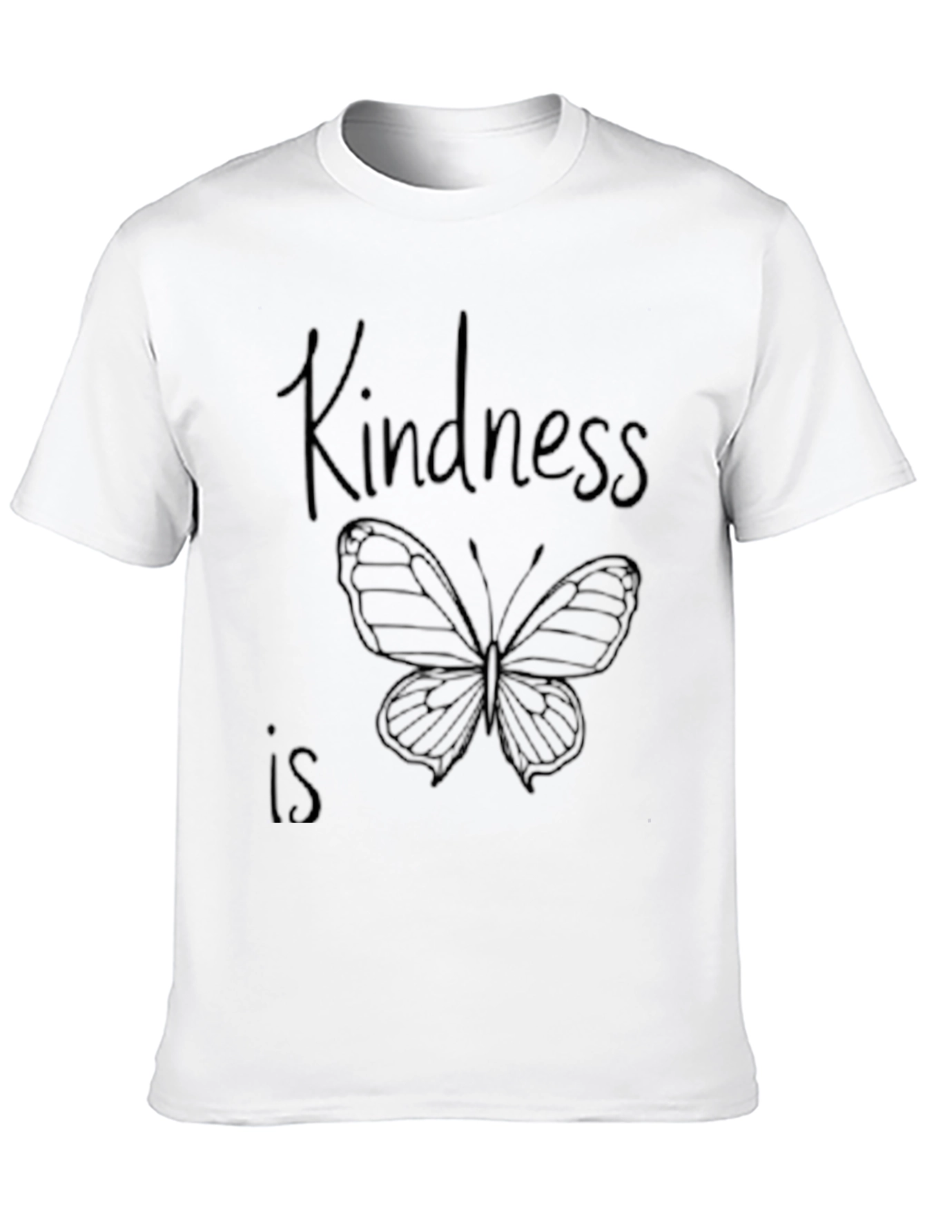 Kindness Butterfly Graphic Tee - Unisex Casual Shirt