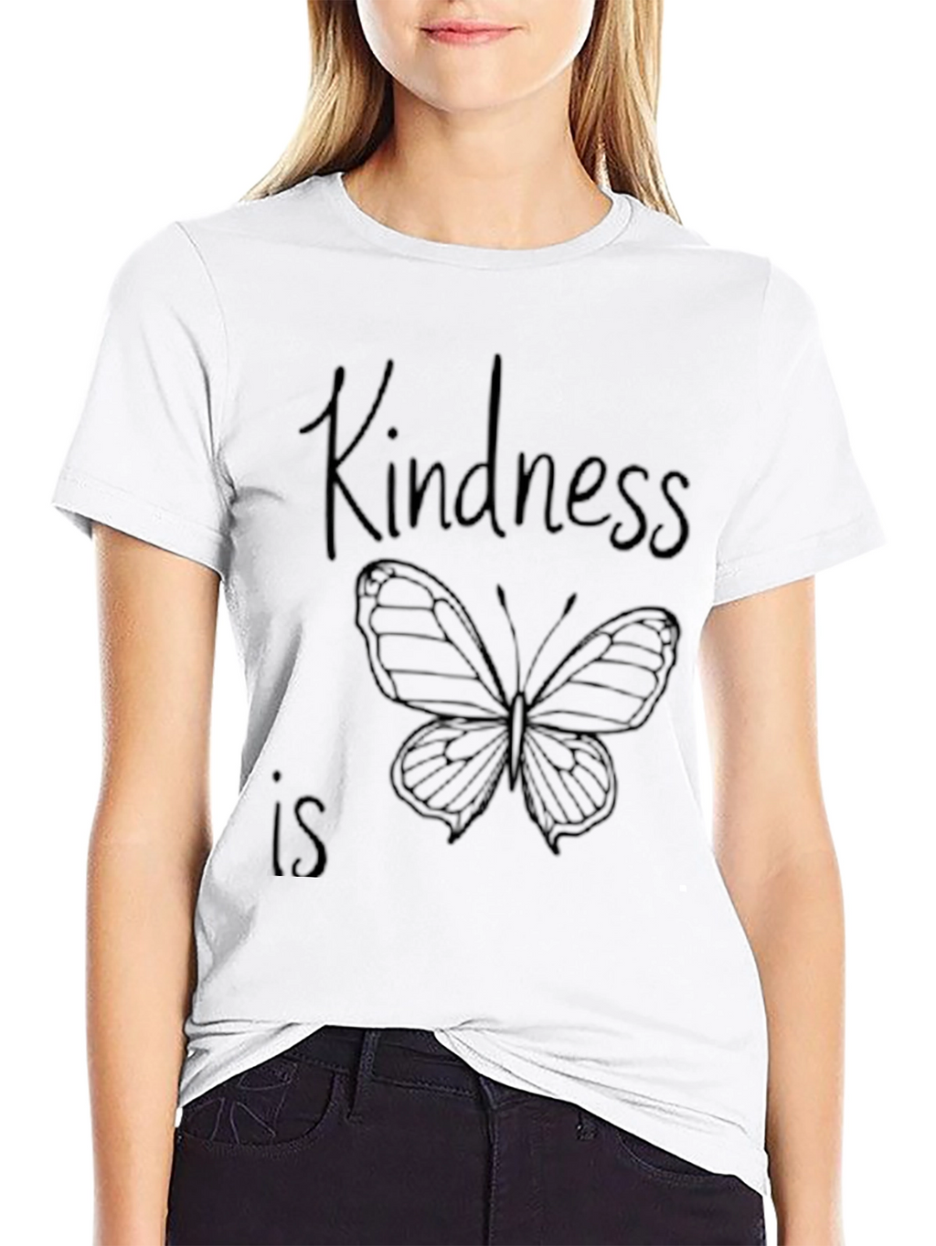 Kindness Butterfly Graphic Tee - Unisex Casual Shirt