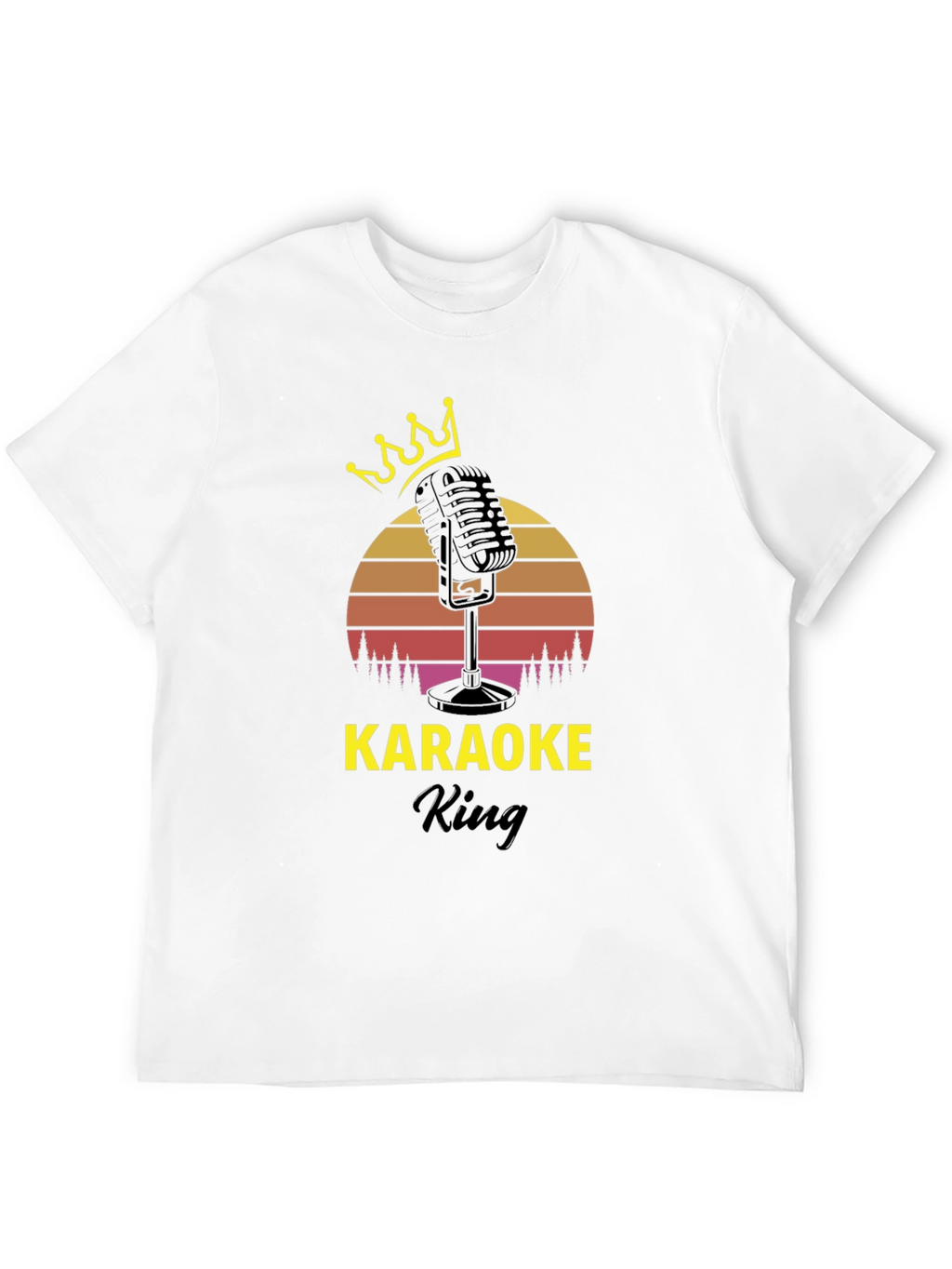 Karaoke King Black T-Shirt