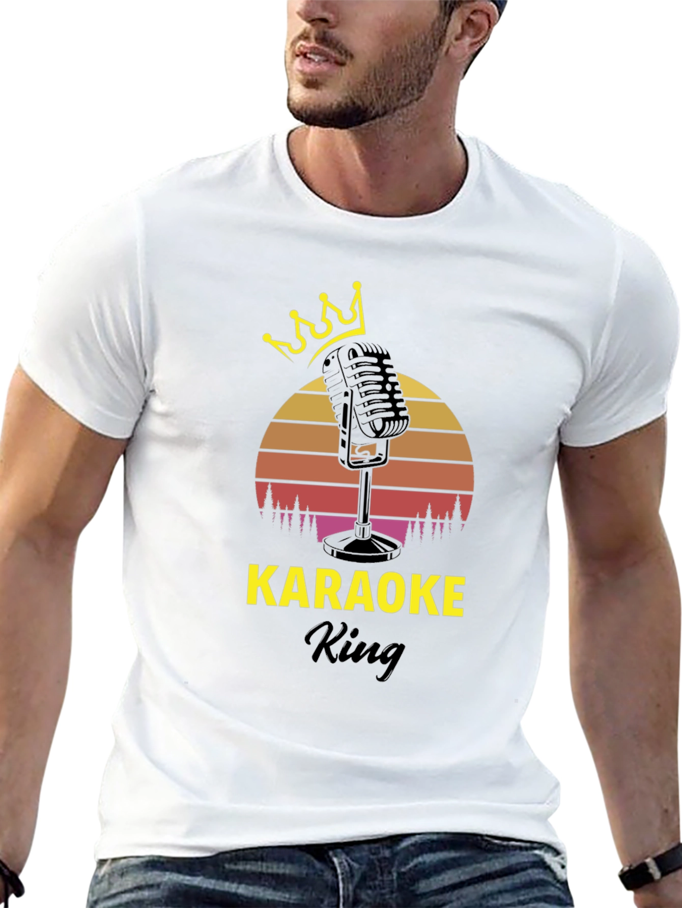 Karaoke King Black T-Shirt