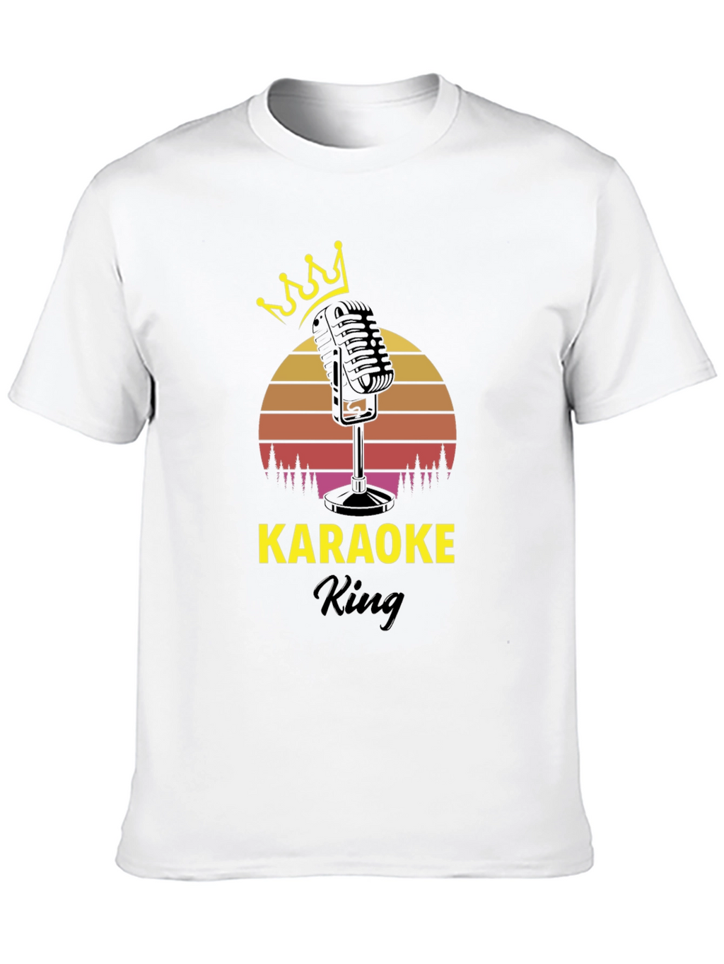 Karaoke King Black T-Shirt