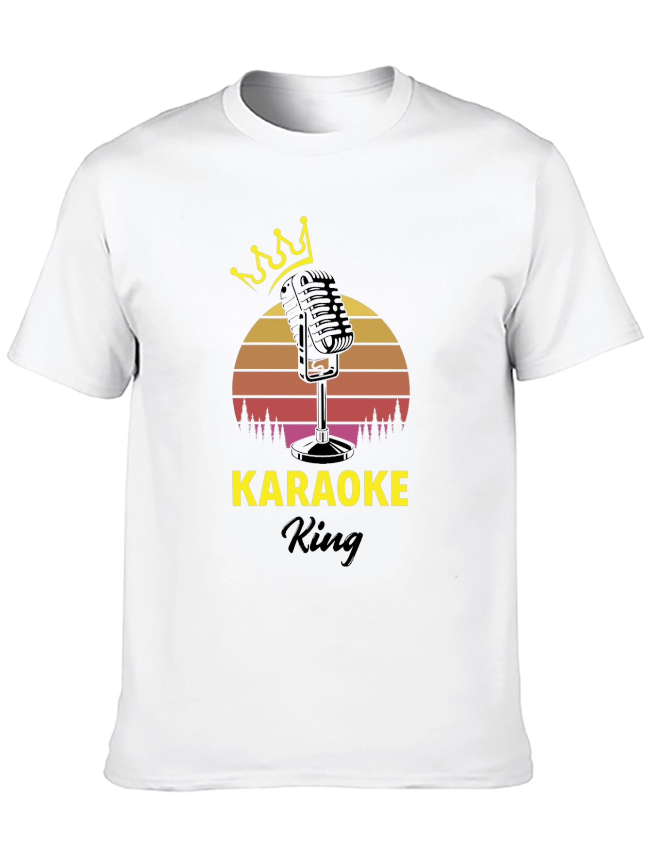 Karaoke King Black T-Shirt
