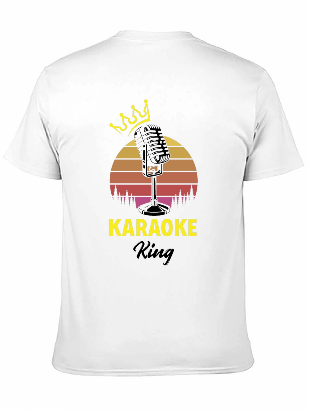 Karaoke King Black T-Shirt