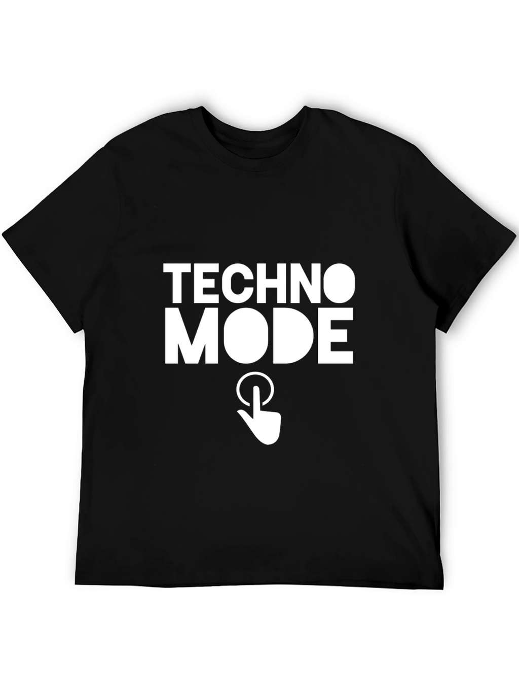 Techno Mode Graphic Tee - Turn On the Music
