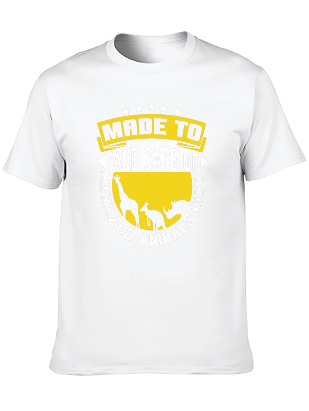 Zoo Animal Care T-Shirt Black Cotton Tee