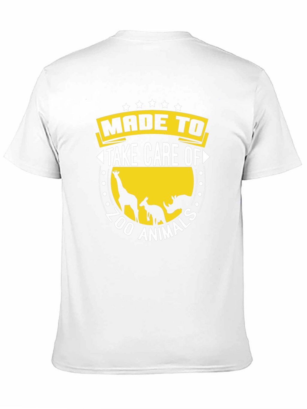 Zoo Animal Care T-Shirt Black Cotton Tee