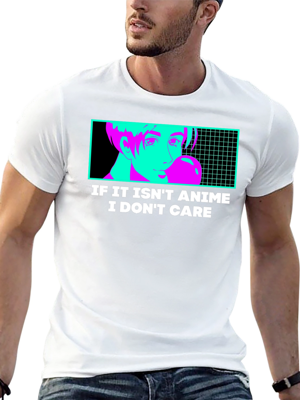 Anime Lovers T-Shirt - Black Unique Design