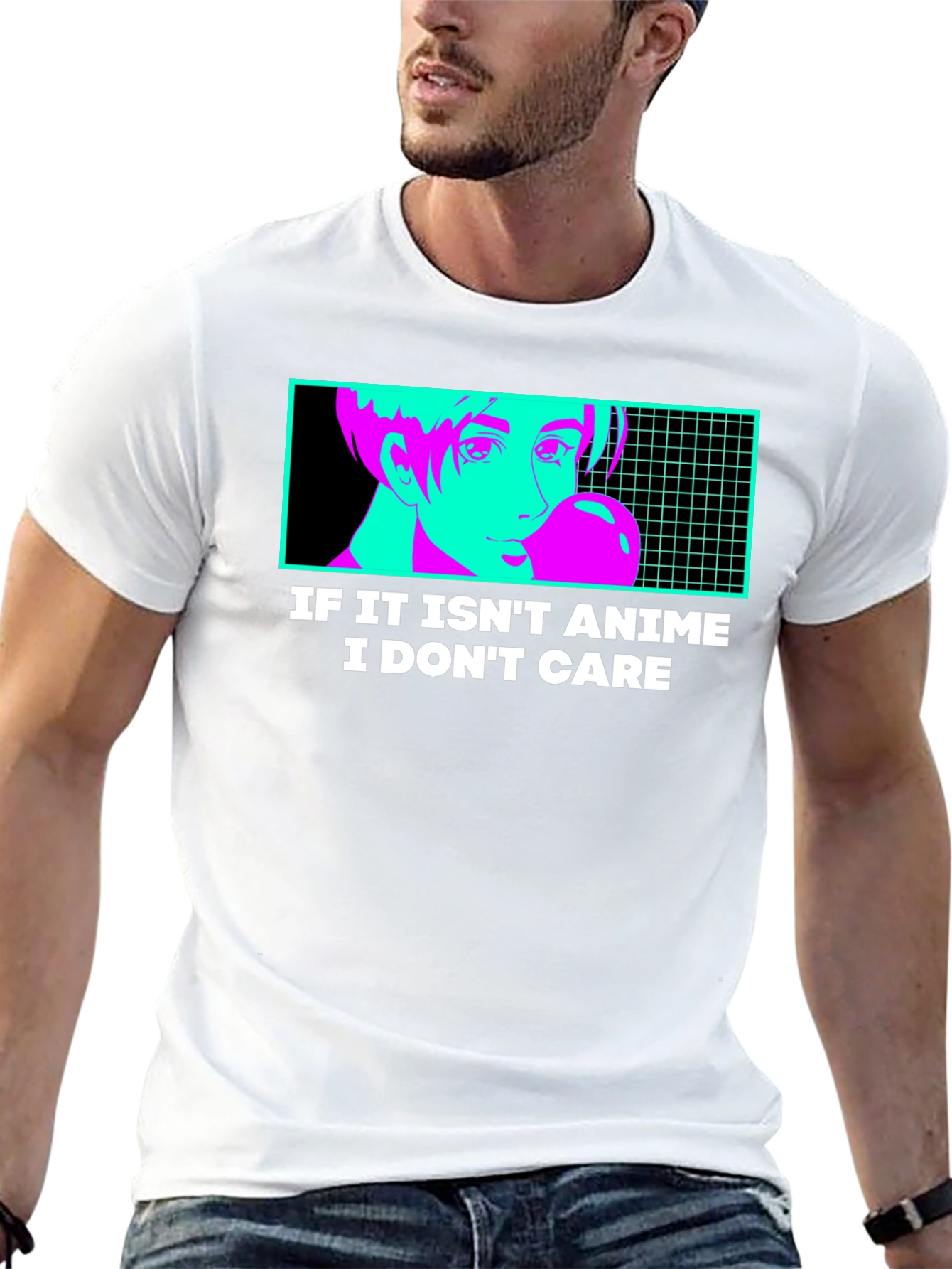 Anime Lovers T-Shirt - Black Unique Design