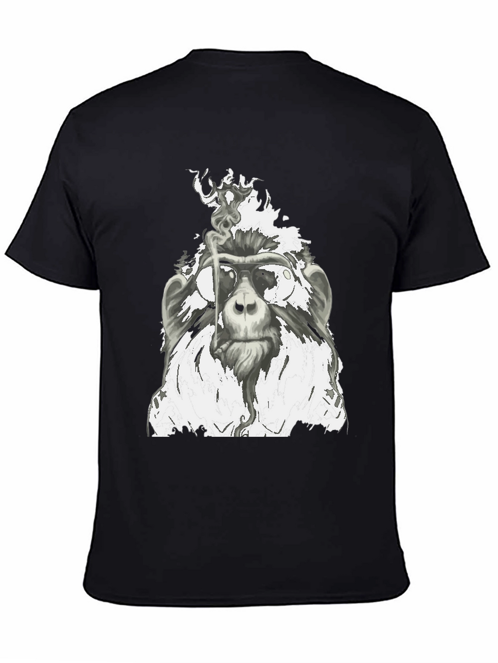 Cool Monkey Smoking T-Shirt - Unique Graphic Tee