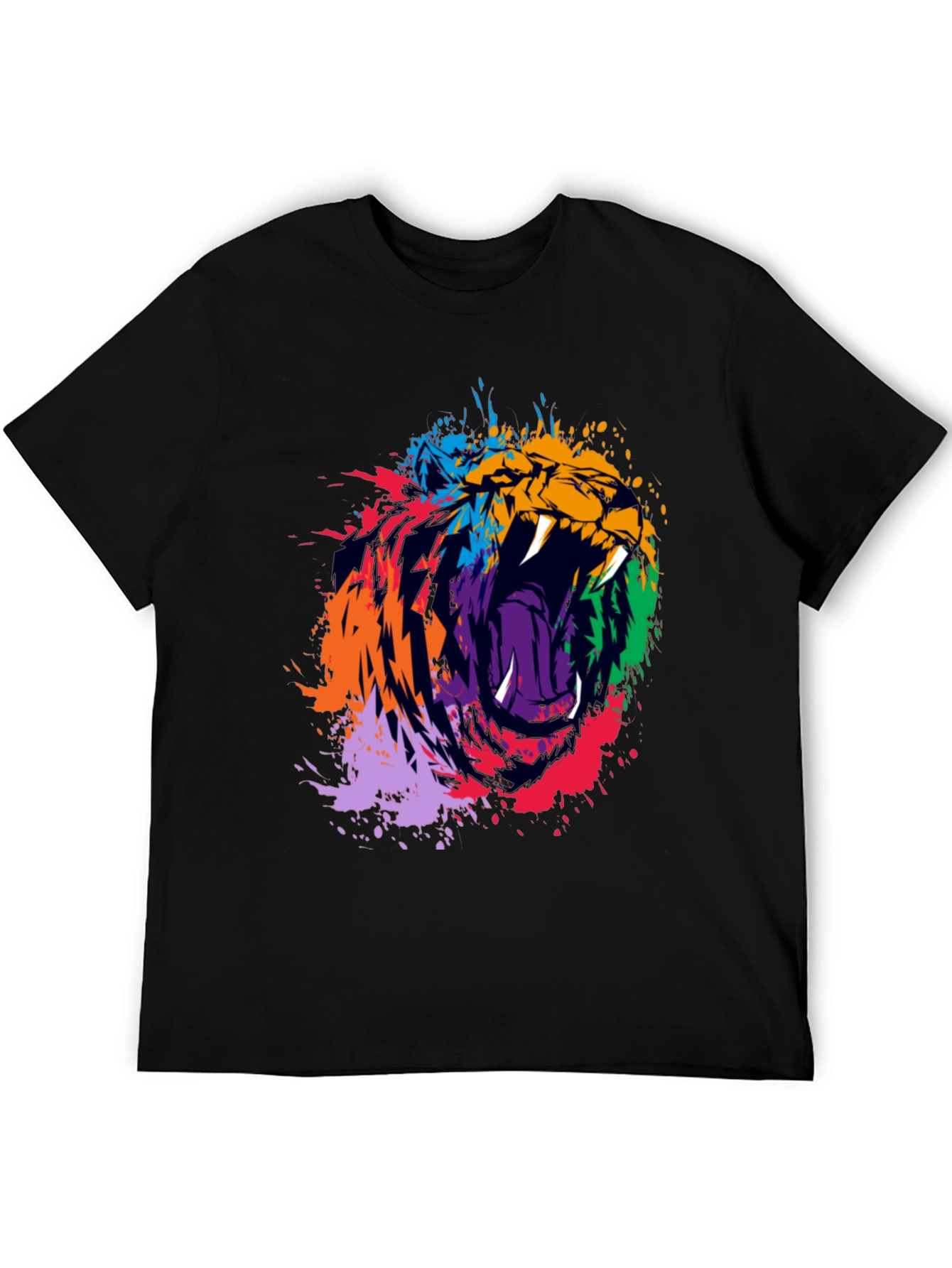 Roaring Lion Graphic Black T-Shirt