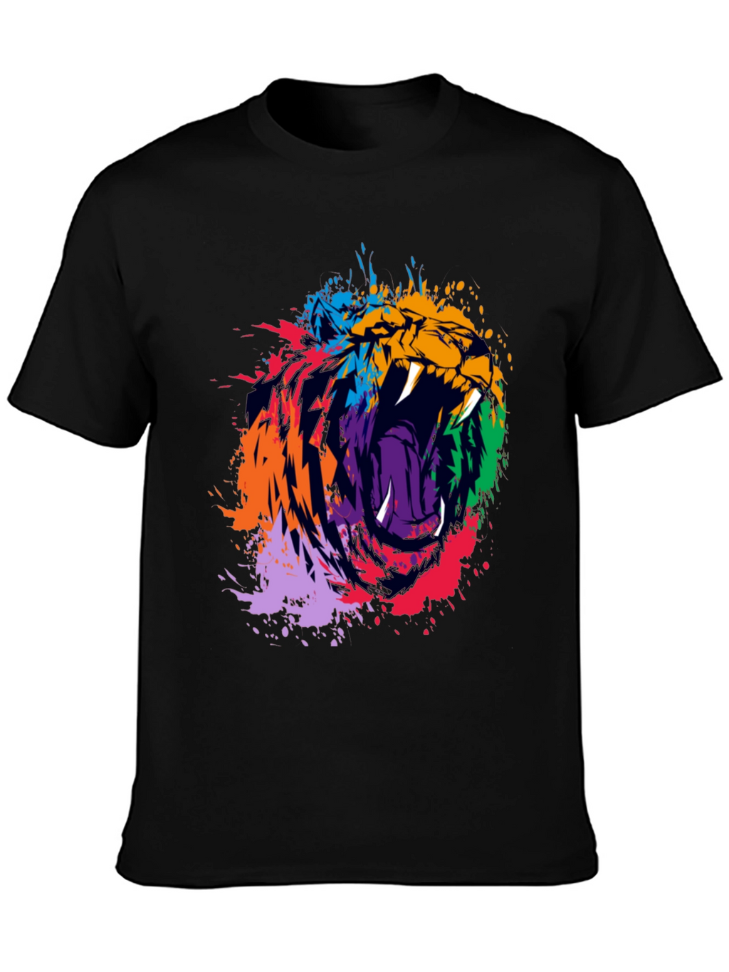 Roaring Lion Graphic Black T-Shirt