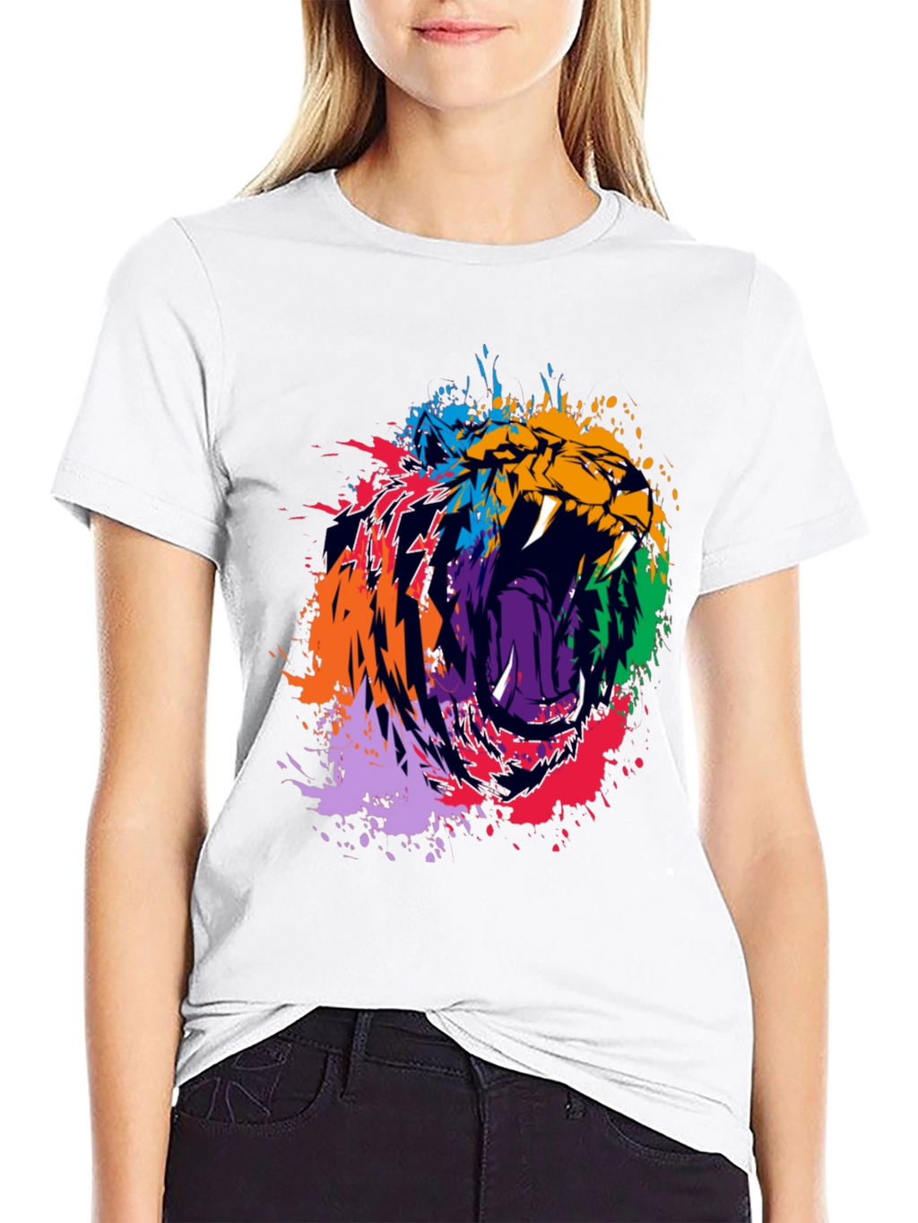 Roaring Lion Graphic Black T-Shirt