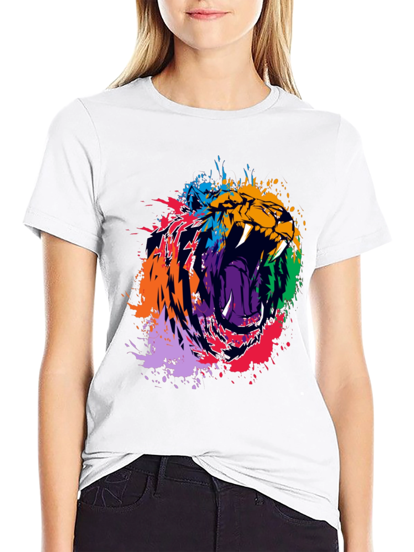 Roaring Lion Graphic Black T-Shirt