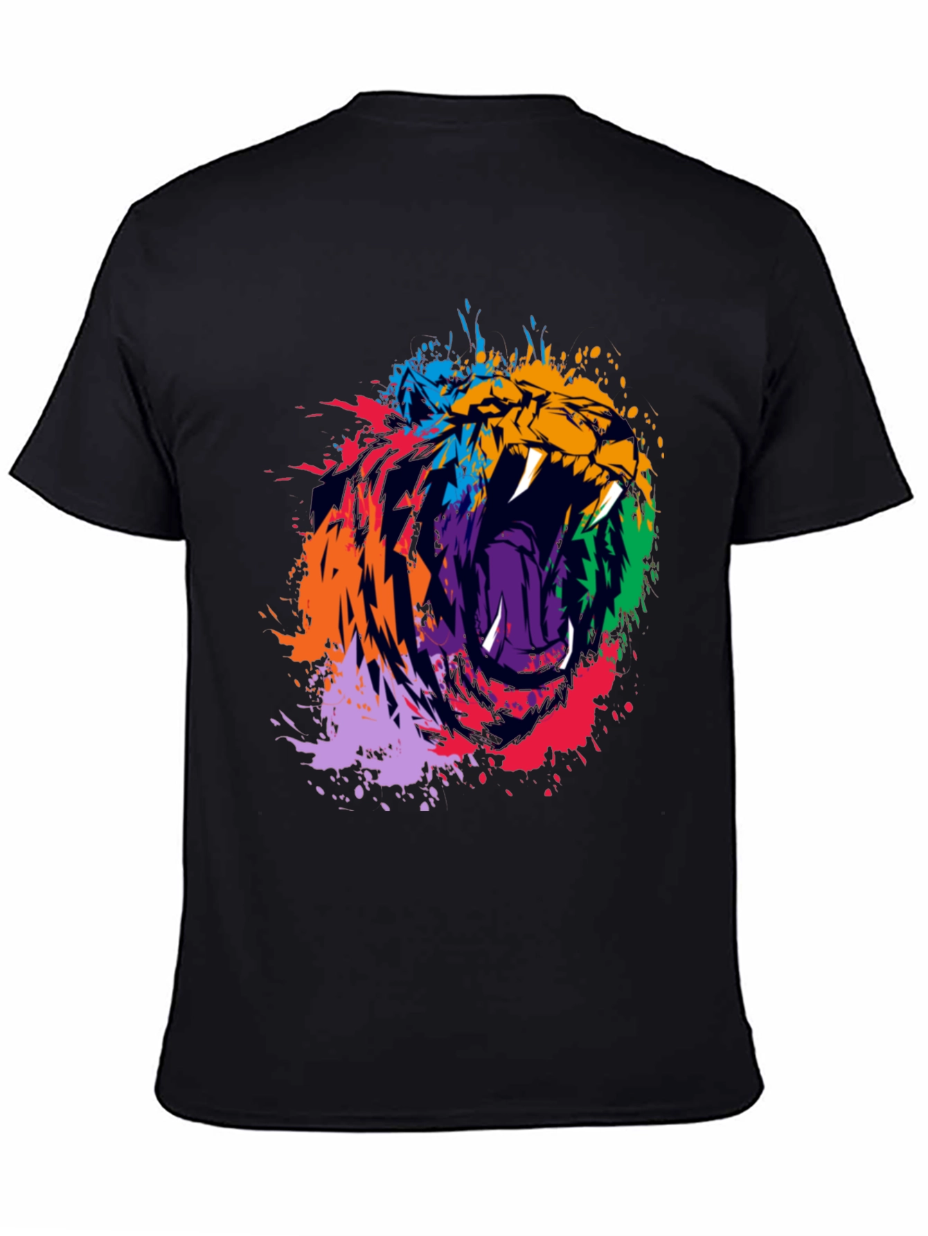 Roaring Lion Graphic Black T-Shirt
