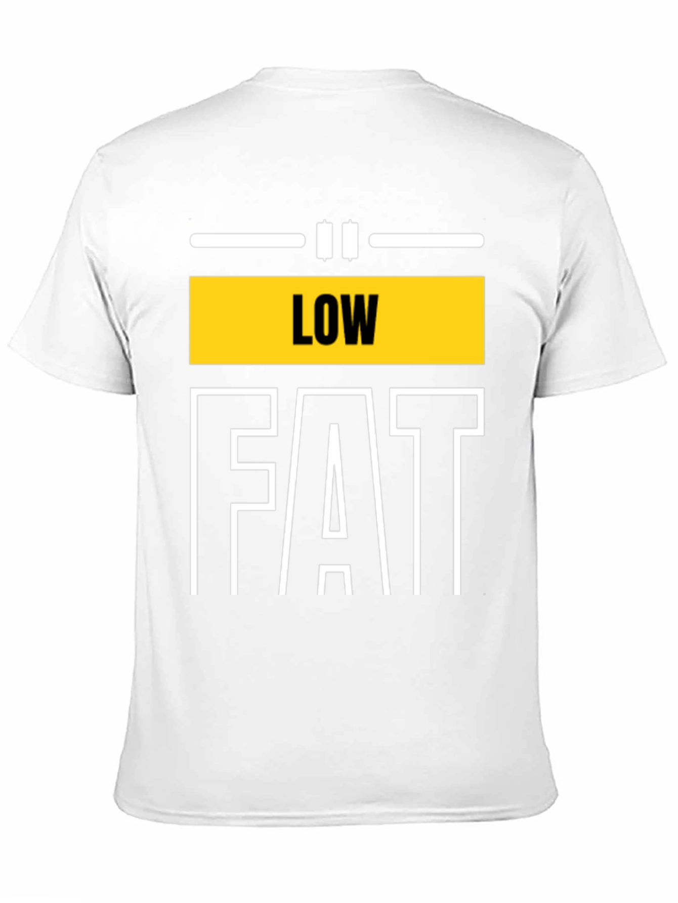 Low Fat Graphic Tee - Unisex Black T-Shirt