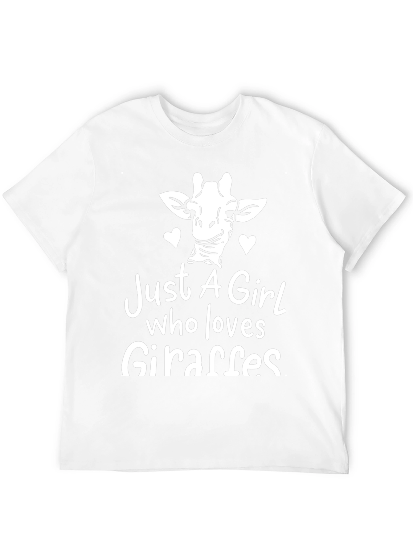 Just A Girl Who Loves Giraffes - Graphic Tee