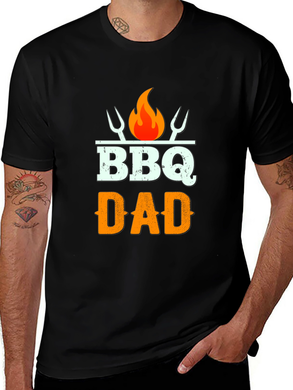 BBQ Dad Graphic Tee - Perfect for Grilling!