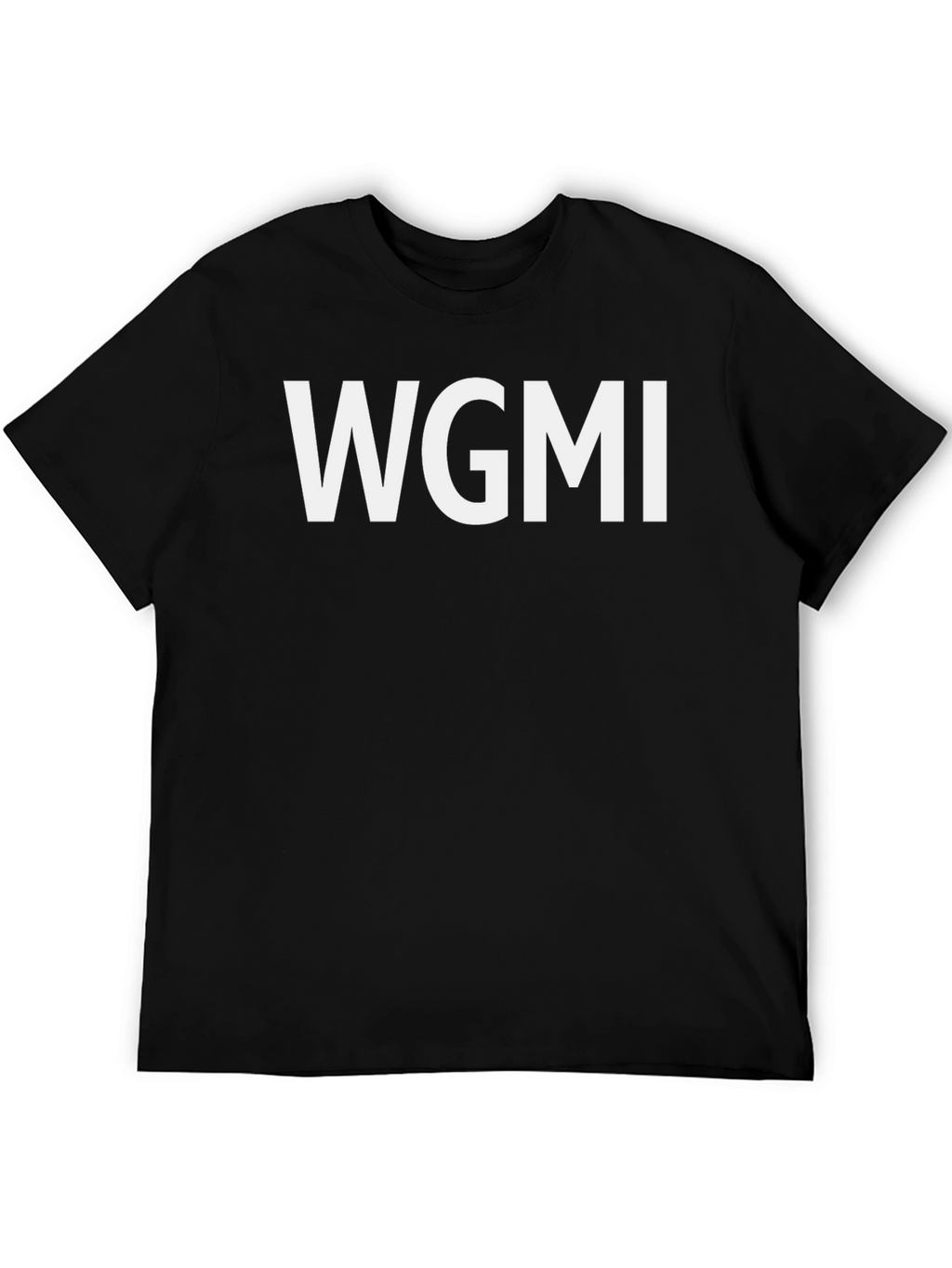 WGMI Black Graphic Tee - Bold Statement