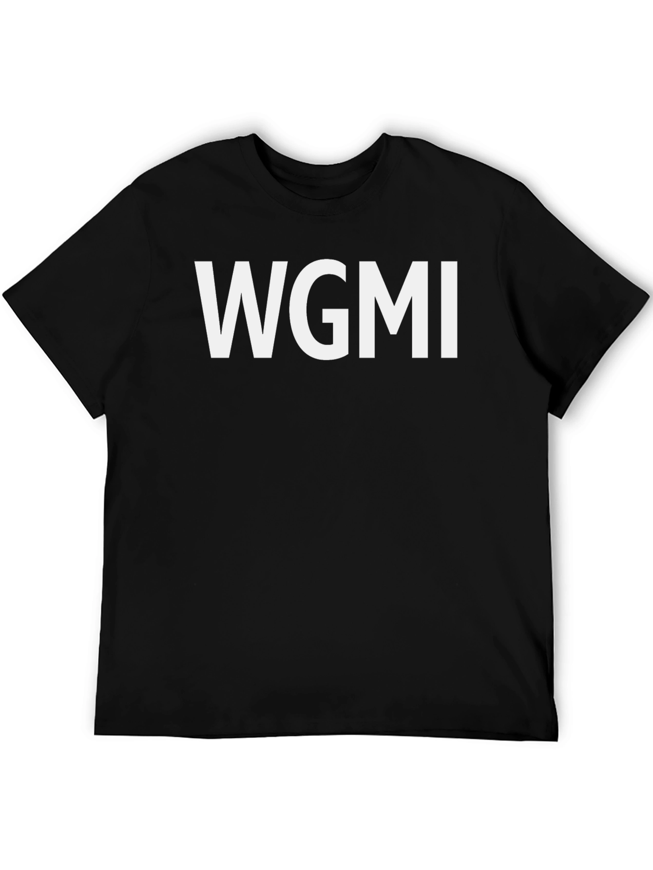 WGMI Black Graphic Tee - Bold Statement