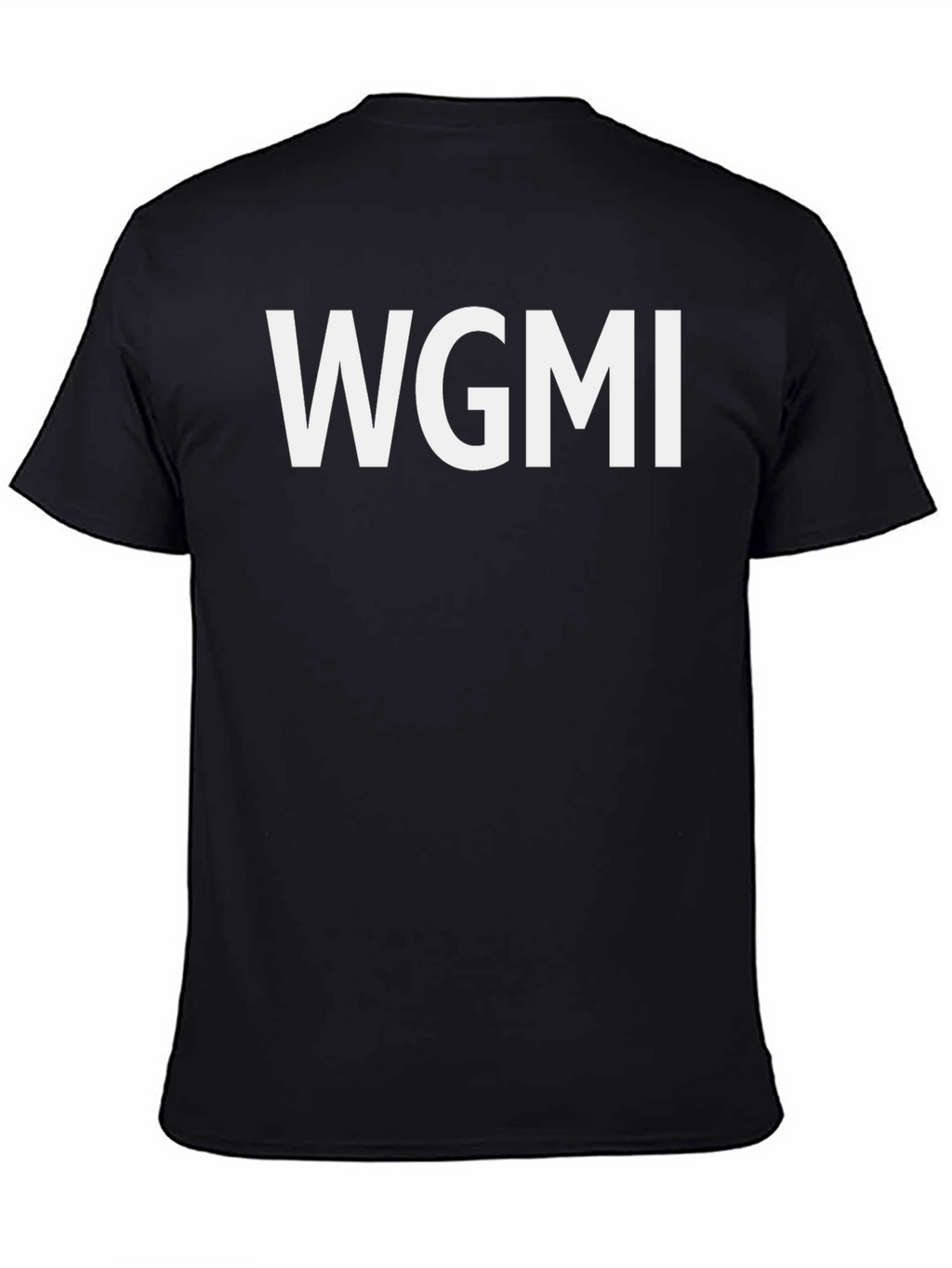 WGMI Black Graphic Tee - Bold Statement