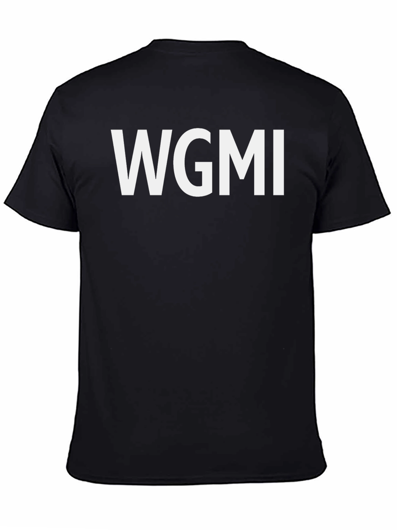 WGMI Black Graphic Tee - Bold Statement