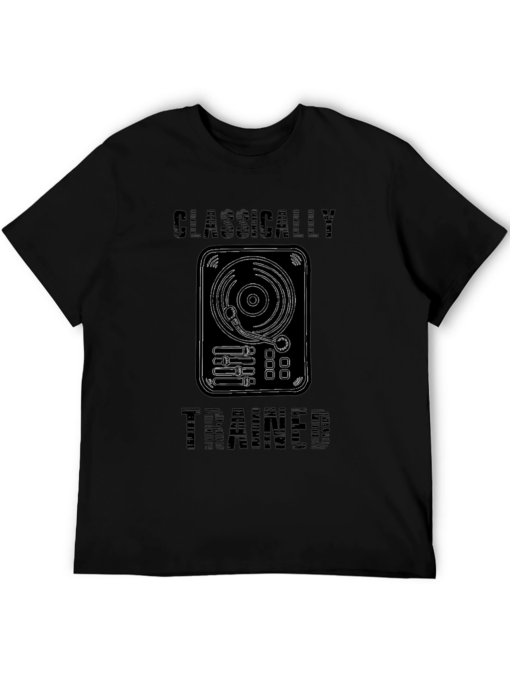 Classically Trained DJ T-Shirt - Black Graphic Tee