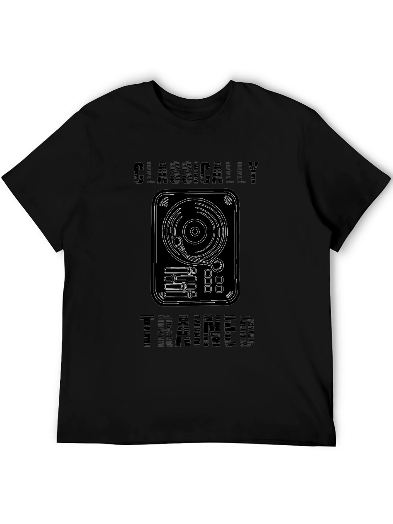 Classically Trained DJ T-Shirt - Black Graphic Tee