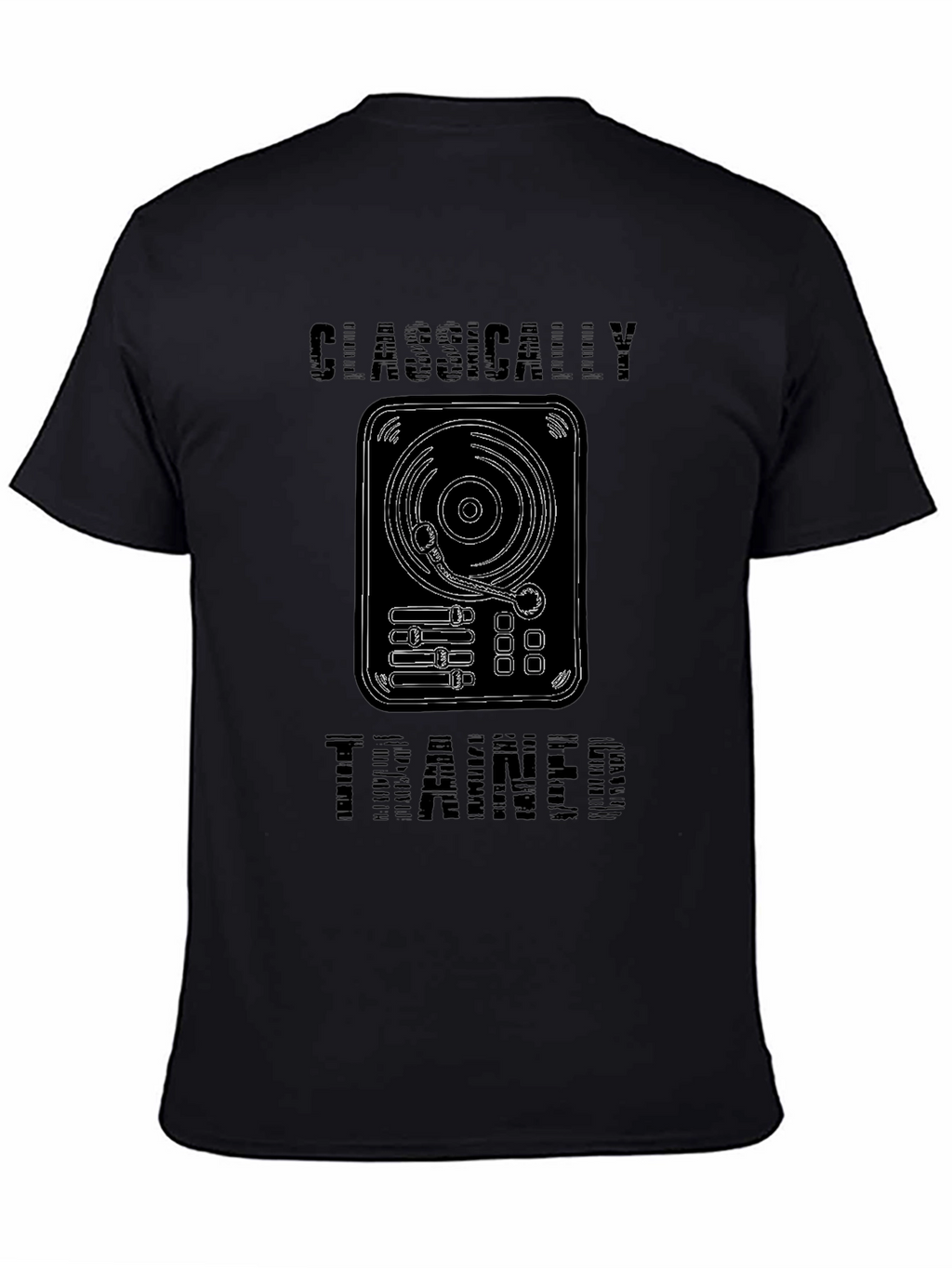 Classically Trained DJ T-Shirt - Black Graphic Tee