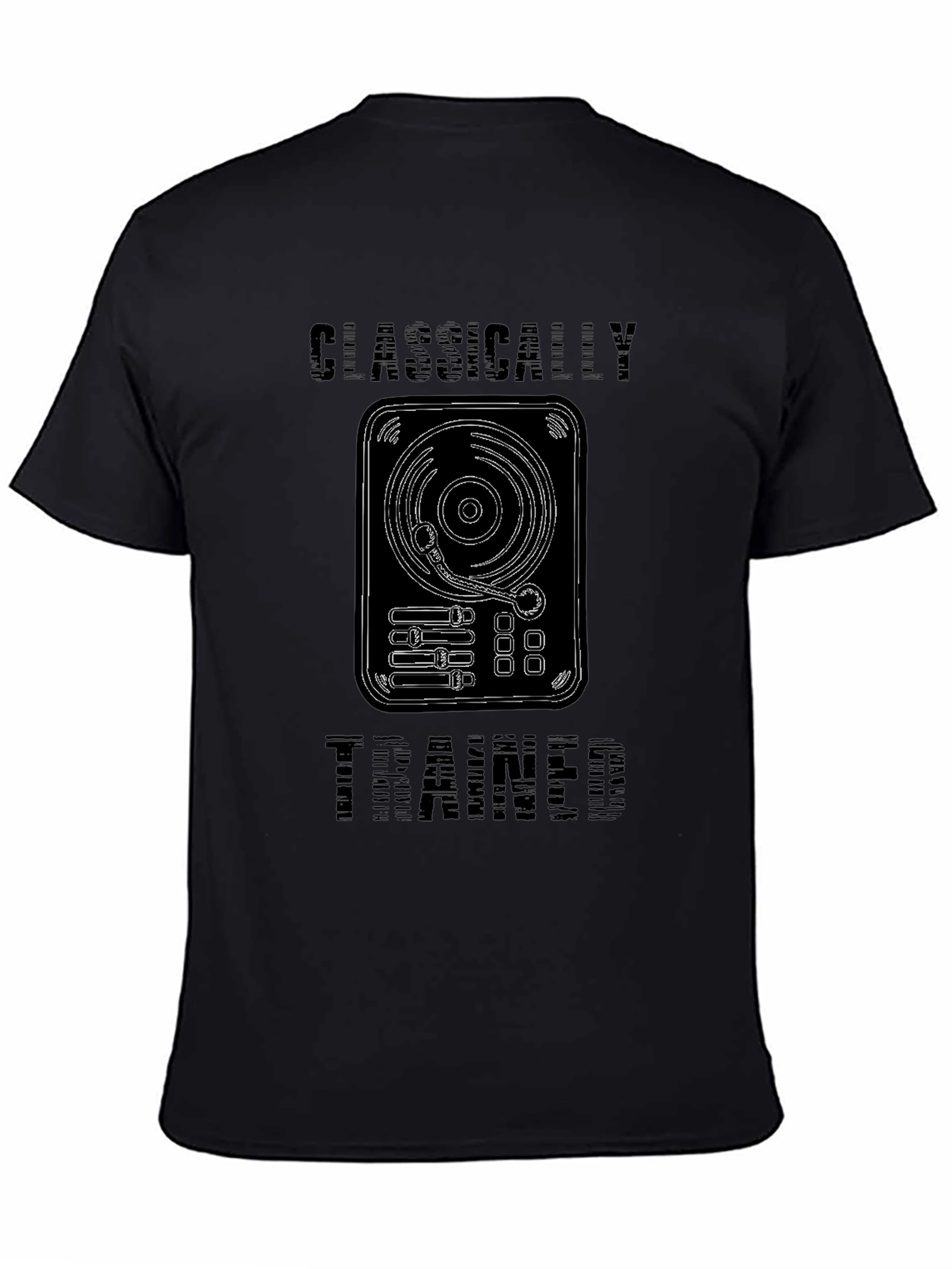 Classically Trained DJ T-Shirt - Black Graphic Tee