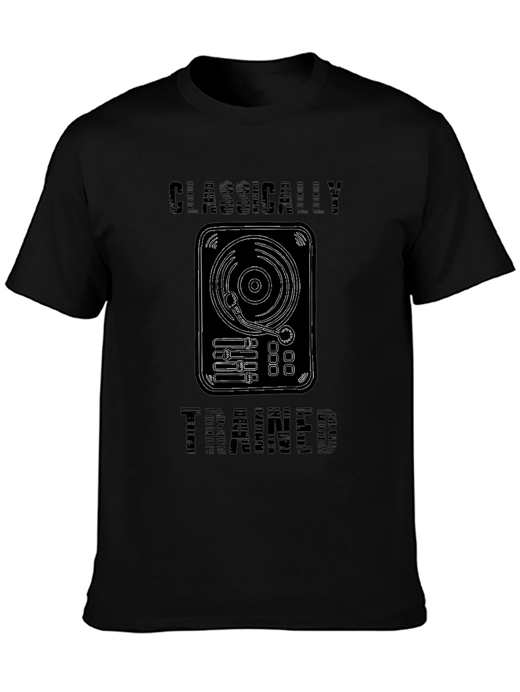 Classically Trained DJ T-Shirt - Black Graphic Tee