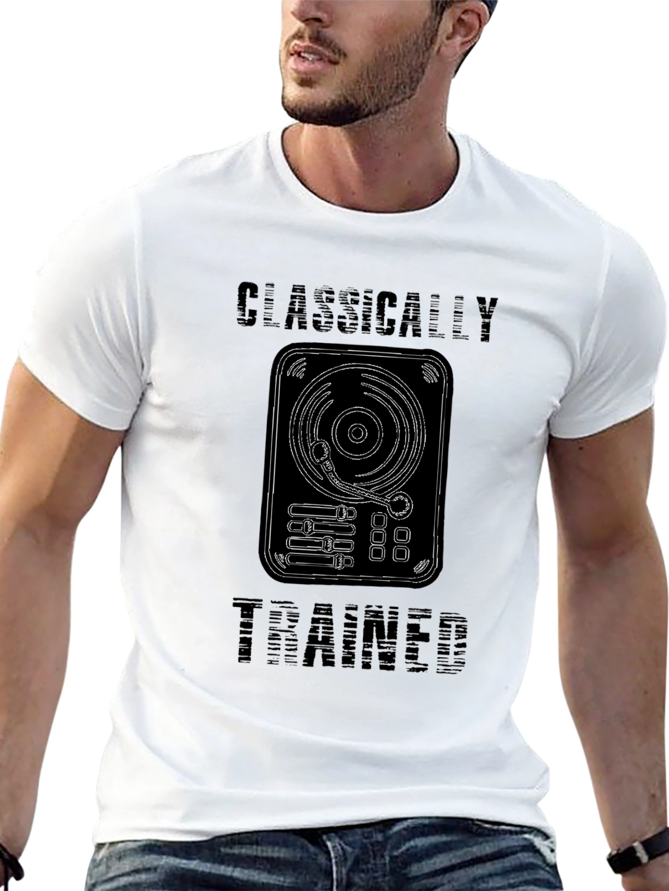 Classically Trained DJ T-Shirt - Black Graphic Tee