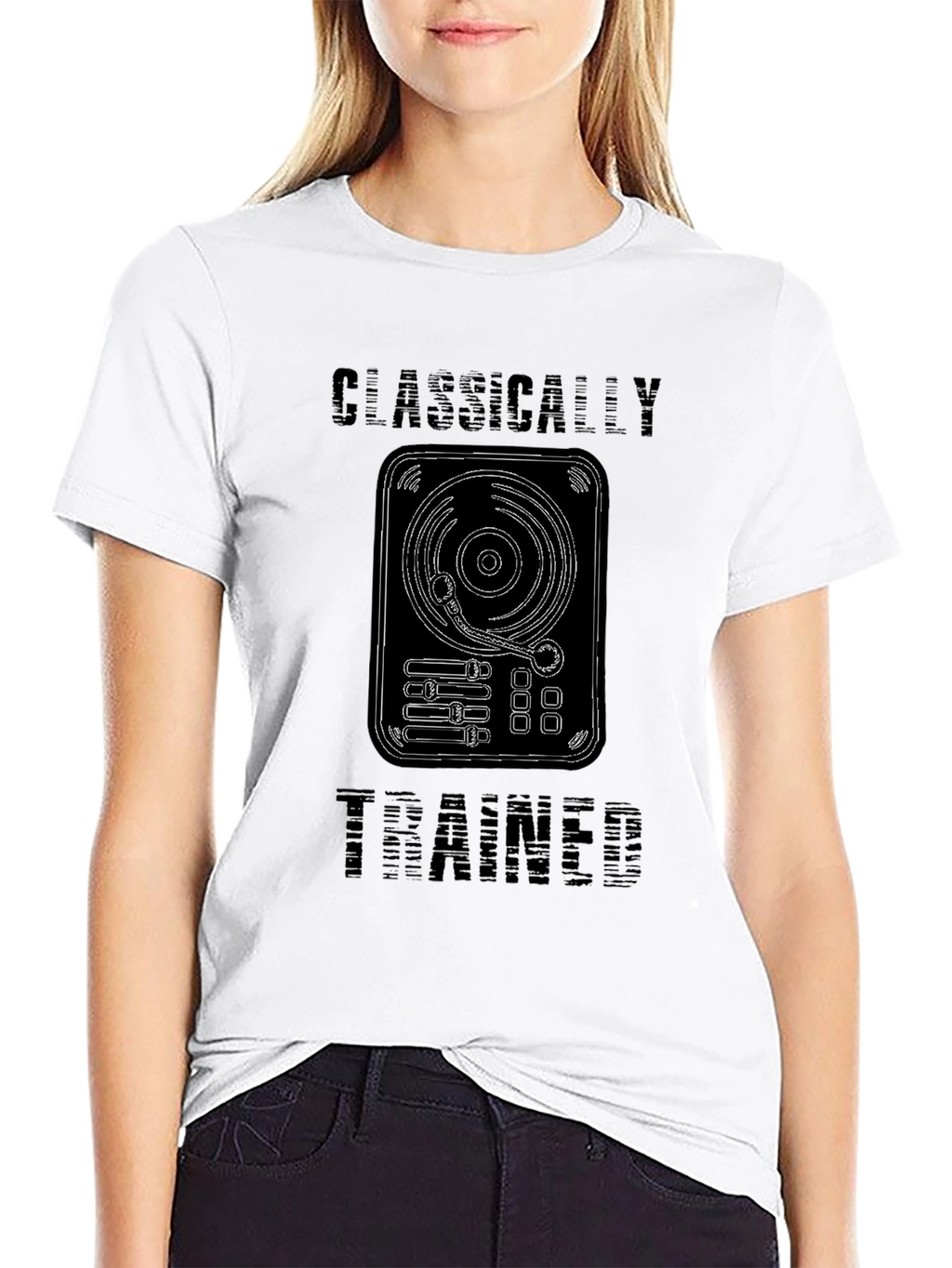 Classically Trained DJ T-Shirt - Black Graphic Tee
