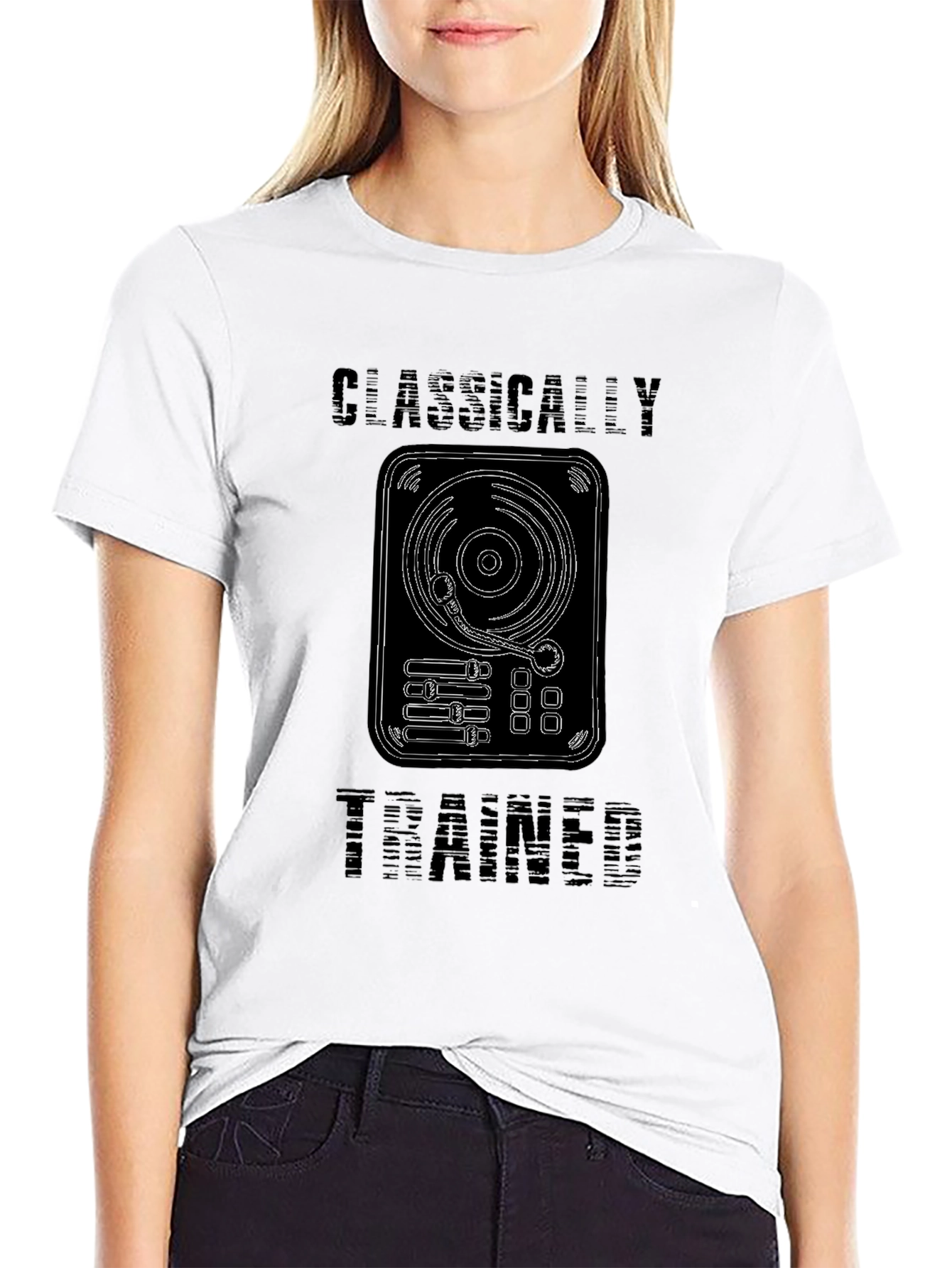 Classically Trained DJ T-Shirt - Black Graphic Tee
