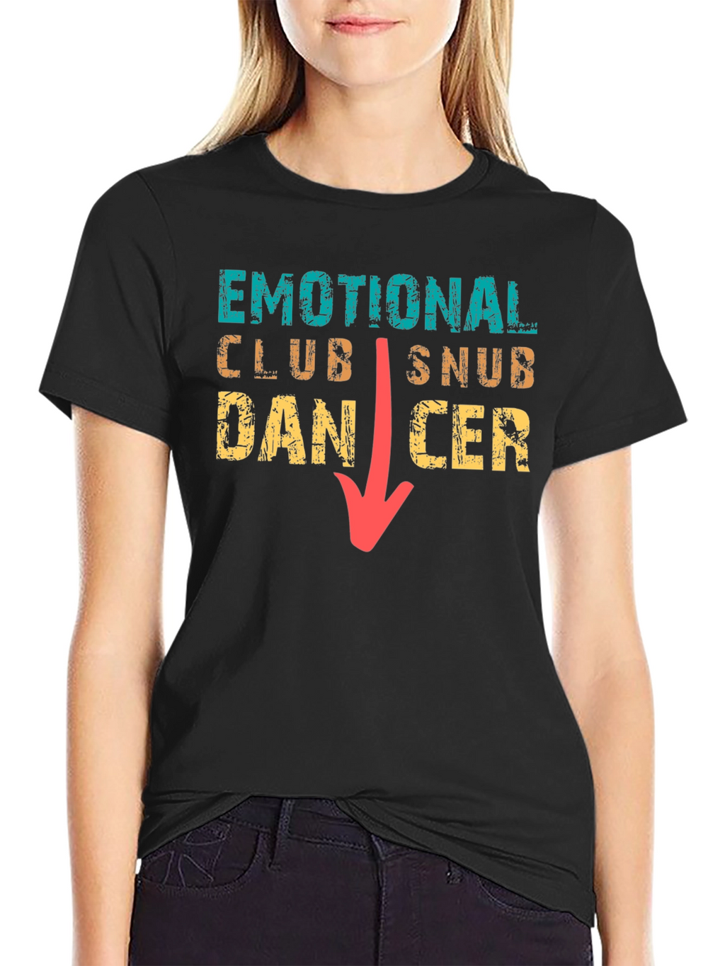 Emotional Club Snub Dancer T-Shirt Funny Tee
