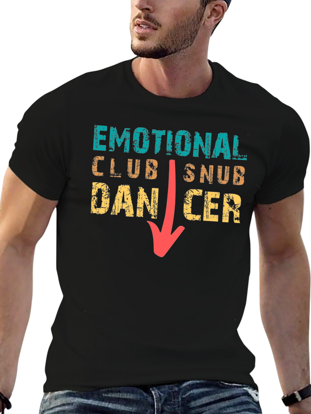 Emotional Club Snub Dancer T-Shirt Funny Tee