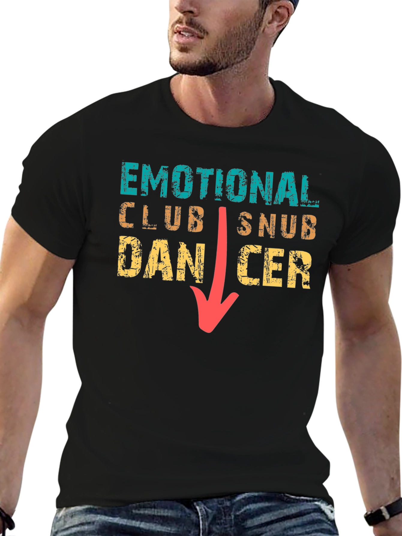 Emotional Club Snub Dancer T-Shirt Funny Tee