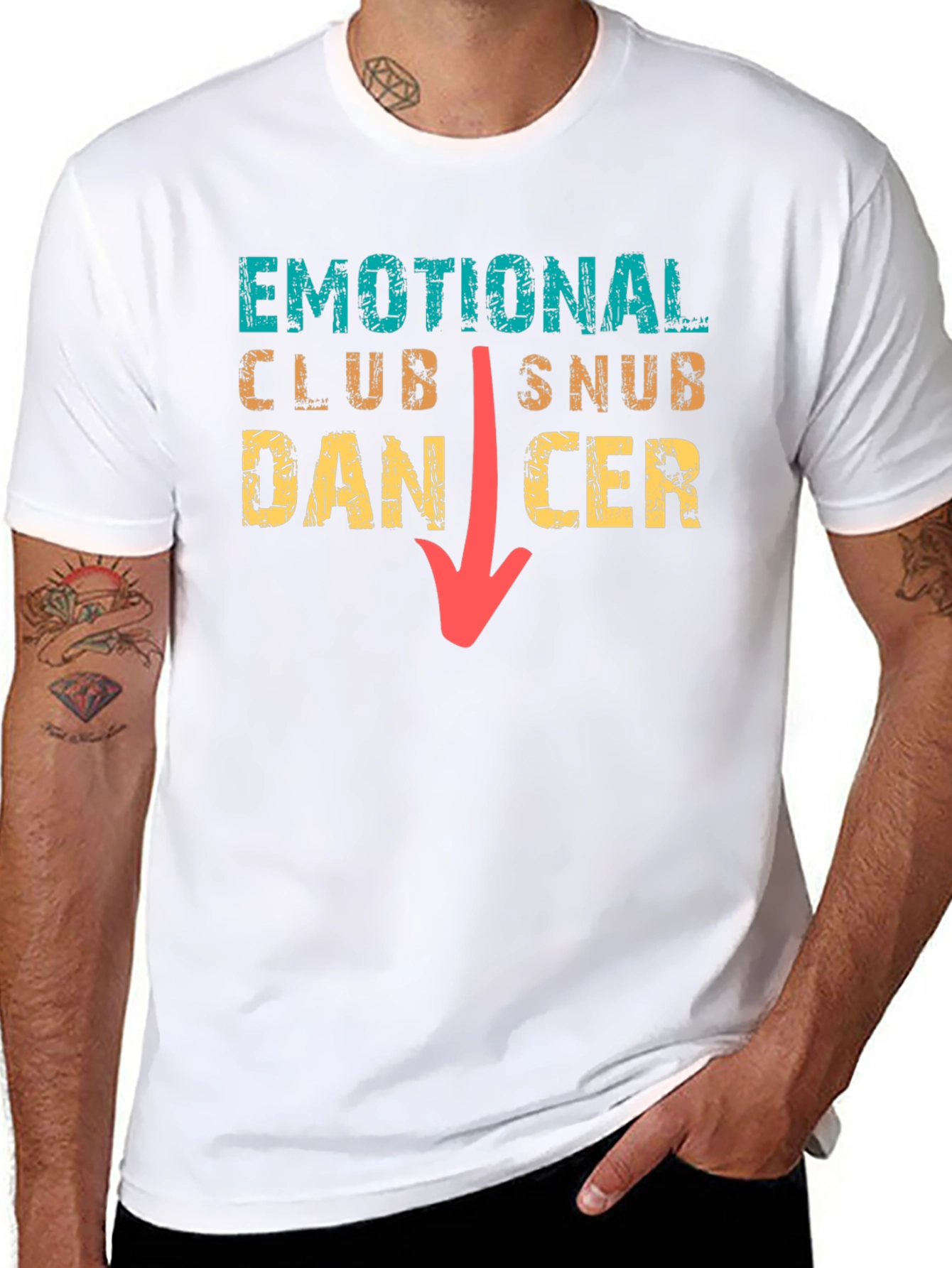 Emotional Club Snub Dancer T-Shirt Funny Tee
