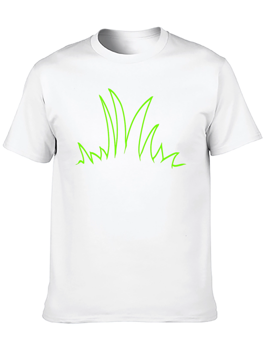 Green Grass Graphic Tee - Black Casual Shirt