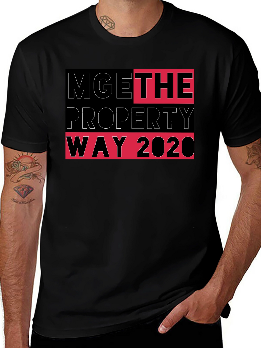 MG The Property Way 2020 Black T-Shirt