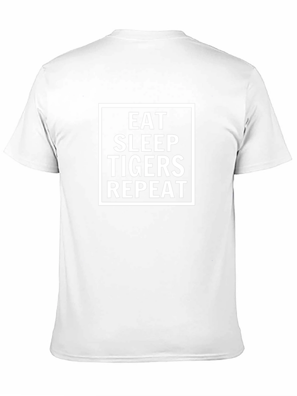 Eat Sleep Tigers Repeat Black T-Shirt