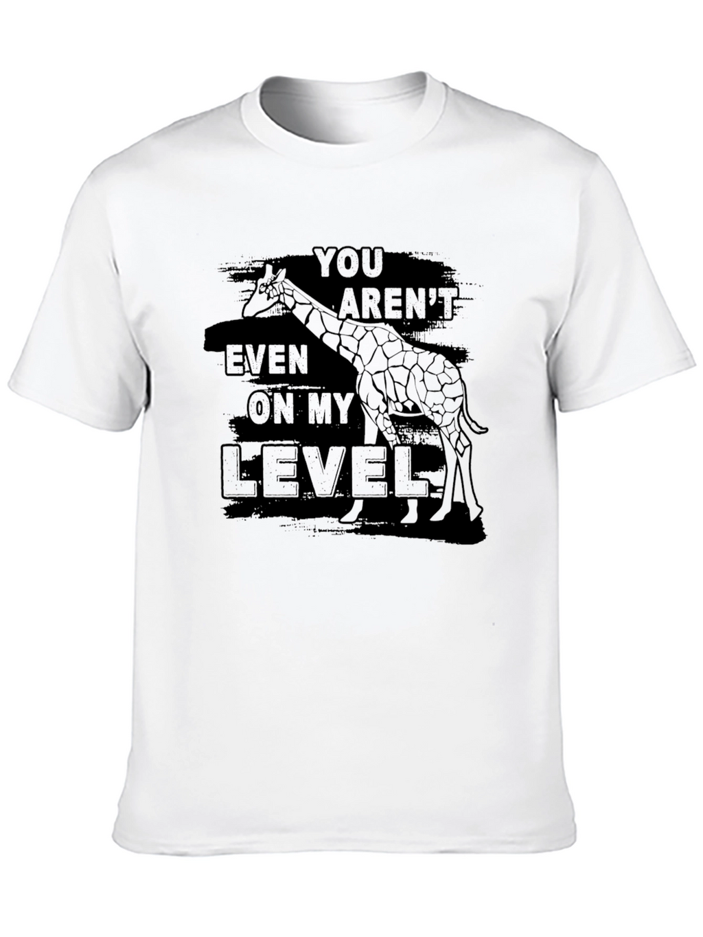 Giraffe Level T-Shirt - Funny Sarcastic Tee
