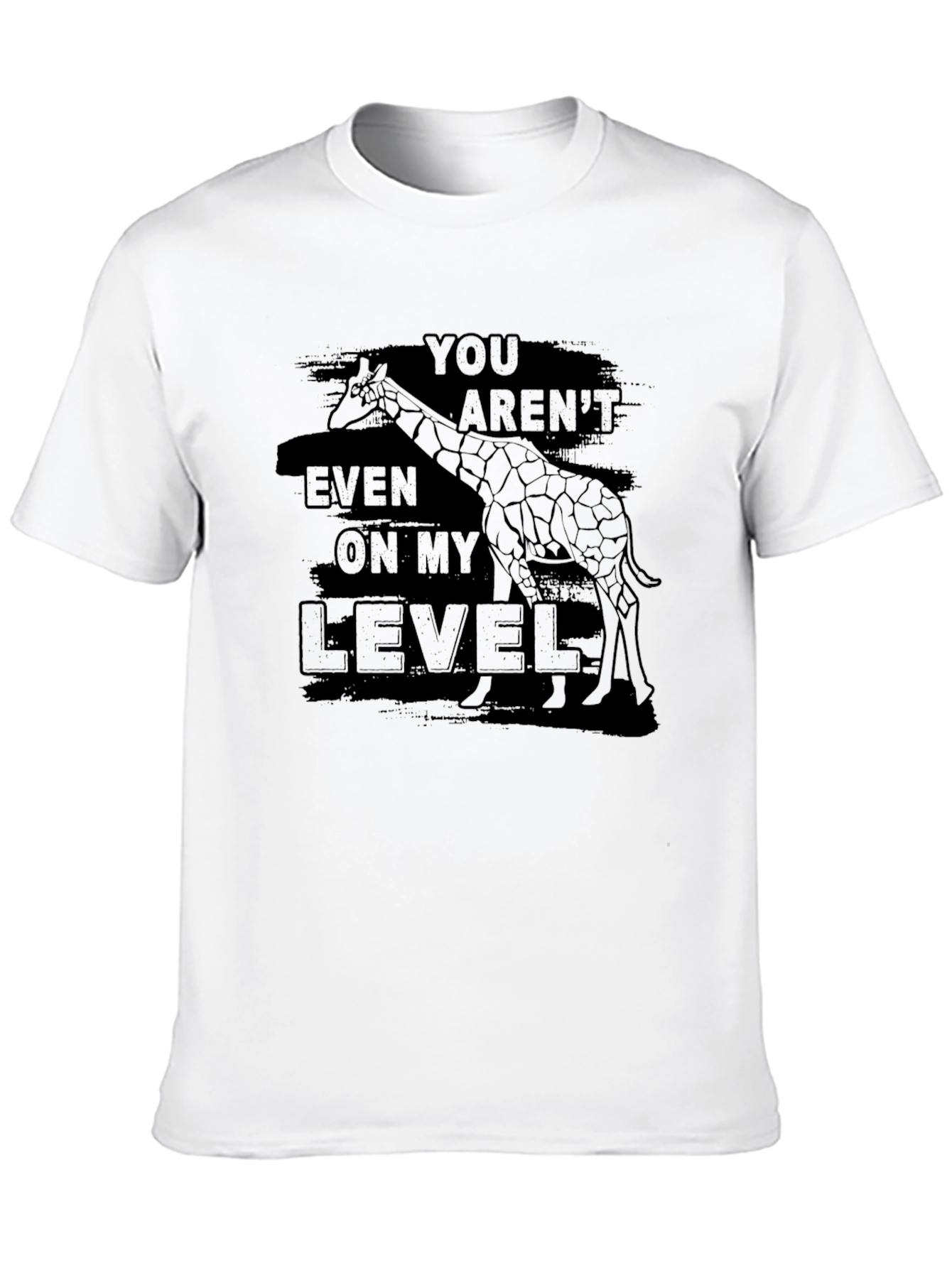 Giraffe Level T-Shirt - Funny Sarcastic Tee