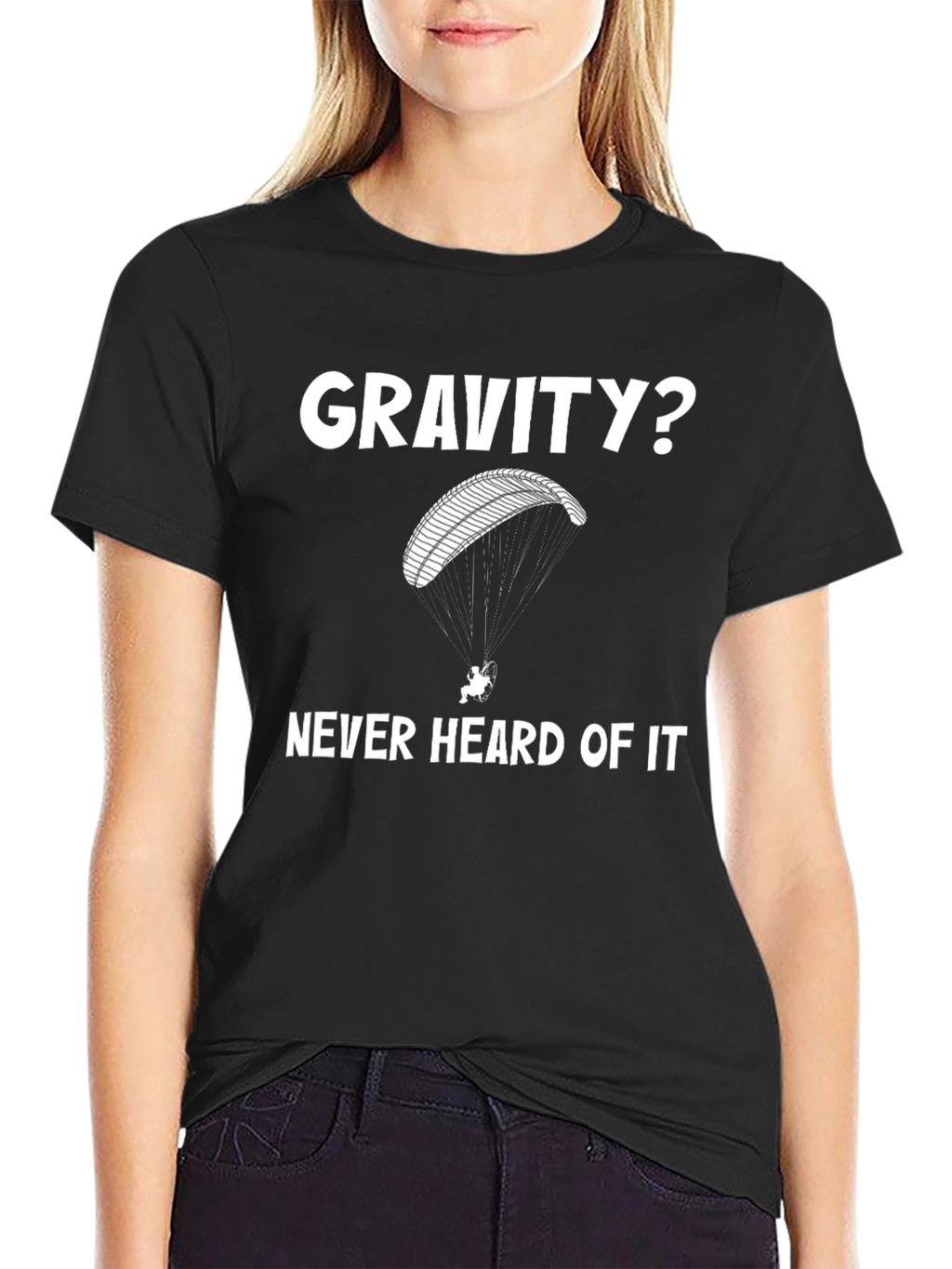 Gravity? Funny Paragliding T-Shirt