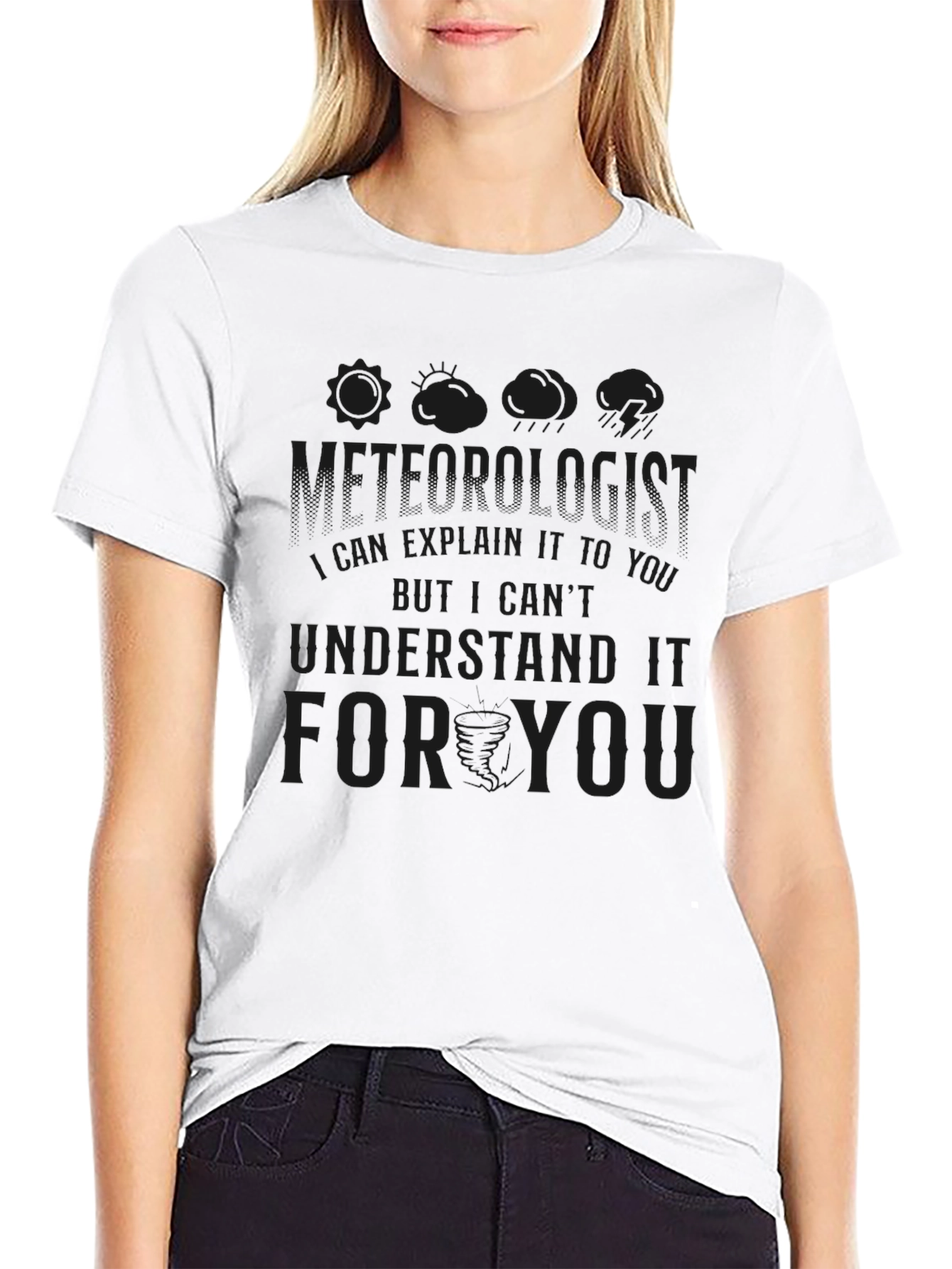 Meteorologist Humor Black T-Shirt
