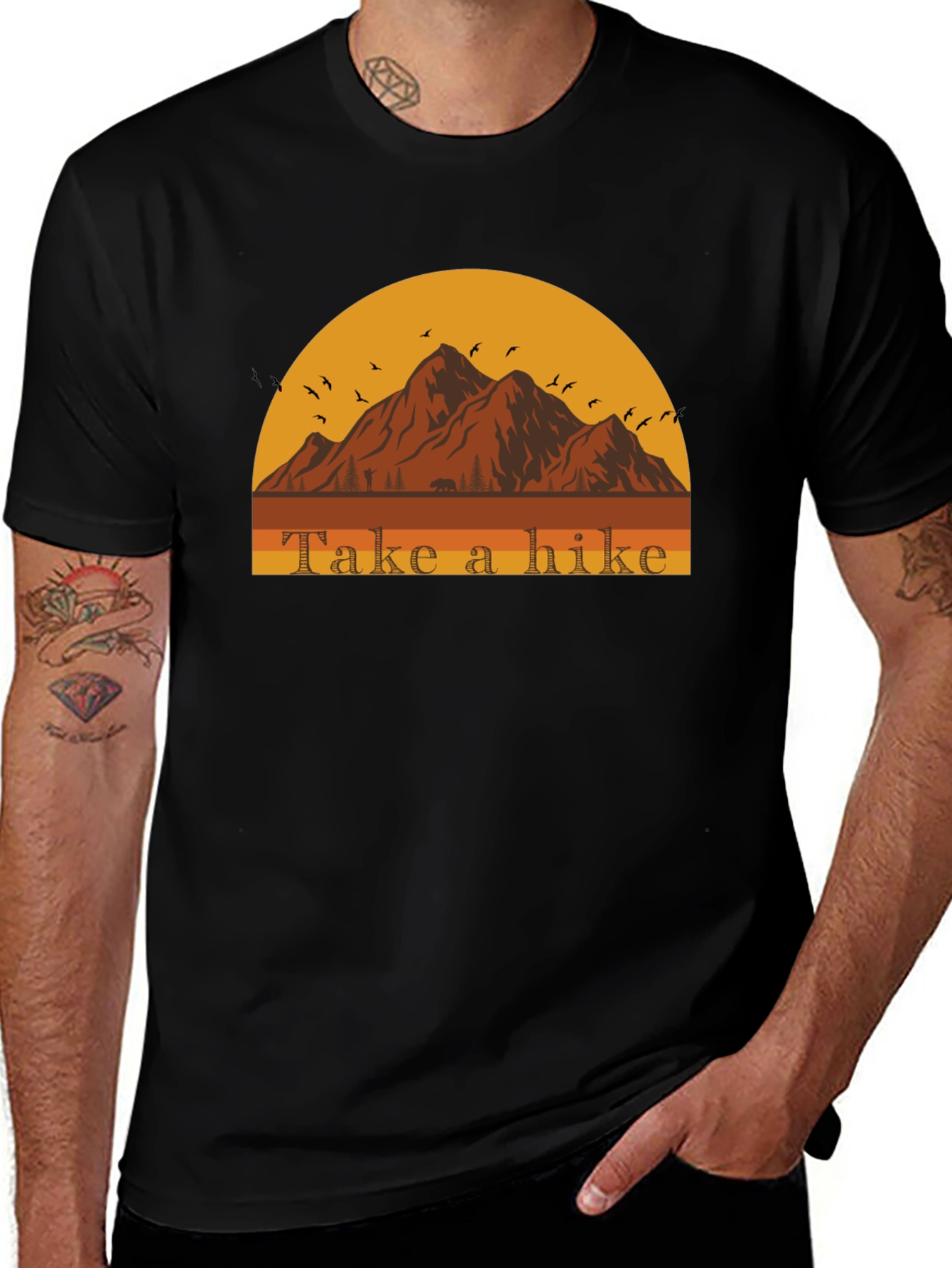 Take a Hike Mountain T-Shirt - Adventure Ready